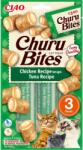 Inaba Foods Churu Bites Chicken tuna wrap 3x10g gustare cu umplutura ton pentru pisici