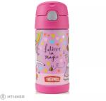 Thermos Gyerek termosz szívószállal, 355 ml, egyszarvú