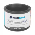 Cellfast Ágyásszegély 10cm x 9m grafit (egyenes) (30-241)