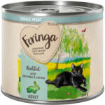 Feringa 12x200g Feringa Single Meat Menü Nyúl, pasztinák & macskamenta nedves macskatáp