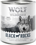 Wolf of Wilderness 24x800g Wolf of Wilderness nedves kutyatáp- Black Rocks kecske