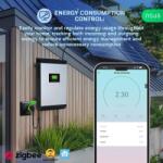 NOUS Pachet 2x Priză inteligentă / smart wireless pentru exterior NOUS A6Z, ZigBee 3.0, 16A, monitorizare consum, compatibilă Tuya (A6Z-2PC)