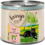 Feringa 12x200g Feringa Single Meat Menü Borjú, brokkoli & pitypang nedves macskatáp