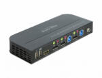 Delock Switch KVM DisplayPort 8K30Hz cu USB 3.0 si Audio Delock 11482 (11482)
