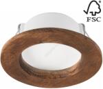 LAMKUR Led вградено осветително тяло woody spot led/5, 5w/230v 4000k череша Ø10 см (la52380)