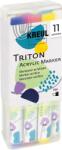 Kreul Triton Комплект маркери за текстил 1 - 4 mm 11 бр (<![CDATA[17860]]>)