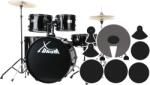 XDrum Rookie 22" Fusion Dobkészlet Fekete + Csillapító Készlet (KST39575)