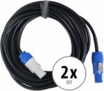 Pronomic Power Twist 10 tápkábel 10 m 2 db-os (KST87972)