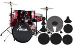 XDrum Rookie 20" Stúdió Dob Piros plusz csillapító készlet (KST34703)