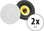 Pronomic 2 Darabos Készlet Pronomic CLS-540 WH 2-utas csúcskategóriás beépített hangszórók 160 Watt (KST55255)