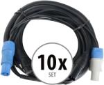 Pronomic Stage PPD-5 Hibrid Kábel Tápdugó / DMX 10db Szett (KST75997)