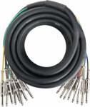Pronomic Stage MJJ8-10 Multicore Kábel 8 x 6.3 mm Jack mono 6.3 mm Jack mono 8 x 10 m (KST32896)