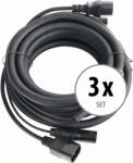 Pronomic 3 Darabos Készlet Pronomic Stage IECD-5 DMX hibrid kábel C/DMX 5 m (KST52358)