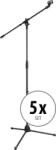 McGrey MBS-01 mikrofon állvány gémmel és mikrofon csipesszel 5 darabos készlet (KST36771)