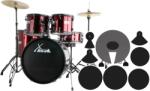 XDrum Rookie 22" standard dob Ruby Red plusz csillapító készlet (KST34708)