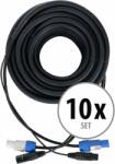 Pronomic Stage PPD-20 Hibrid Kábel Tápdugó / DMX 10db Szett (KST76002)