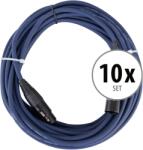 Pronomic Stage DMX3-10 DMX kábel 10m 10 darabos KÉSZLET (KST38566)