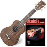 Classic Cantabile Szoprán Ukulele Diófa Szett fogástérképpel (KST24976)