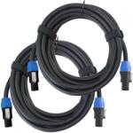 Pronomic pro-line BOXSP4-10 hangszórókábel Speakon-kompatibilis 10 m 2-darabos KÉSZLET (KST46075)
