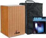 XDrum Cajon El Bajo Bass Port Dió/Zebra Készlet beleértve a Cajon Iskolát és Táskát (KST59399)