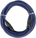 Pronomic Stage DMX3-10 DMX-kábel 10m kék, arany csatlakozókkal (KST34687)
