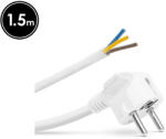 Kleiber Hálózati szerelhető tápkábel dugóval - 1, 5 m kábellel - 3 x 1, 5 mm2 - fehér