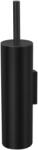 ZACK WC-kefe TUBO 40 cm, falra szerelhető, fekete, rozsdamentes acél, Zack (ZACK40448)
