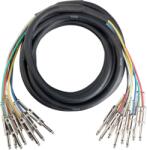 Pronomic Stage MJJ8-6 Multicore Kábel 8 x 6.3 mm Jack mono 6.3 mm Jack mono 8 x 6 m (KST32895)