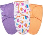 Kidizi Set 3 sisteme de infasat reglabil din bumbac 0-3 luni Kidizi Colors, 100% bumbac (5949551906285)
