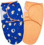 Kidizi Set 2 sisteme de infasat reglabil din bumbac 0-3 luni Kidizi Space Cats, 100% bumbac (5949551906315)