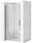 Rea Rapid Slide Univerzális tolózuhanyajtó 150x195 cm átlátszó üveggel, króm profilszín REA-K5605 (REA-K5605)