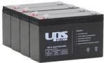 UPS Power Eaton PowerRite Max 1000VA helyettesítő szünetmentes akkucsomag (4 * 6V 12Ah)