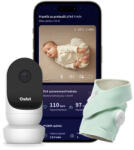 Owlet Intelligens zokni Smart Sock - kékeszöld és Owlet Cam 2 kamera - fehér