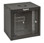 Legrand Rackszekrény - 10" fali kivitel (6U, 362x320x300, antracit, egyrekeszes, üvegajtós, készre szerelt, max: 12 kg) (646230) - nyomtassingyen