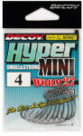 DEC Decoy Worm27 Hyper Mini #4 Ns Black 9pcs/bag (e-jde42704)