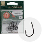 Maruto Horog 8346bd Carp Hooks Barbed Forged T. D. E. 10° Hc Black Nickel 8 (e-43203008)