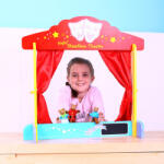 Bigjigs Toys Teatru De Papusi Din Lemn (bj339)