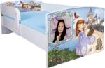  Pat pentru fete 2-16 ani Personalizat Printesa Sofia 2, Cu Protectie si saltea de 180x80 Cm inclusa Ptv4290 (PTV4290)
