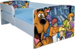  Patut copii 2-8 ani Scooby Doo, Cu Protectie si saltea de 140x70 Cm inclusa Ptv3821 (PTV3821)