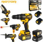 Rotor Multifunctional 5 in 1 pe acumulator ROTOR RTS1, 24000 rot/min, 21V/3Ah, Brushless Innovative ReliableTools