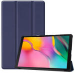 Samsung Tab A 10.1 (2019) SM-T510 / T515, mappa tok, Trifold, sötétkék