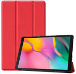 Samsung Tab A 10.1 (2019) SM-T510 / T515, mappa tok, Trifold, piros - tok-shop