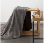 EUROFIRANY Lisa puha plüss takaró Acélszürke 150x200 cm