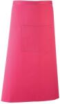 Premier Workwear Derékig érő hosszú kötény zsebbel - Hot pink (PR158-1000143290)