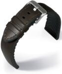  EULIT Eutec Waterproof bőr óraszíj, sötétbarna 22mm - orabox