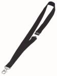 DURABLE Azonosítókártya-tartó, nyakba akasztható, biztonsági csattal, DURABLE, fekete (DB813701) - becsiirodaker