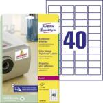 Avery Zweckform Avery 45, 7x25, 4 mm-es speciális célú, háromszoros öntapadós címkék, fehér
