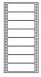 APLI Tabulátor címkék 101, 6x36 mm APLI 1 sor