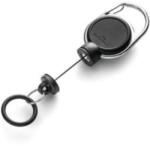 Durable Extra erős, tartós, visszahúzható fertőtlenítő korong, fekete, 1 db