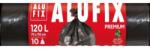 Alufix PROFI szemeteszsákok 120 ℓ/ 10 db, 45 mikron, 70 x 110 cm, fekete, LDPE